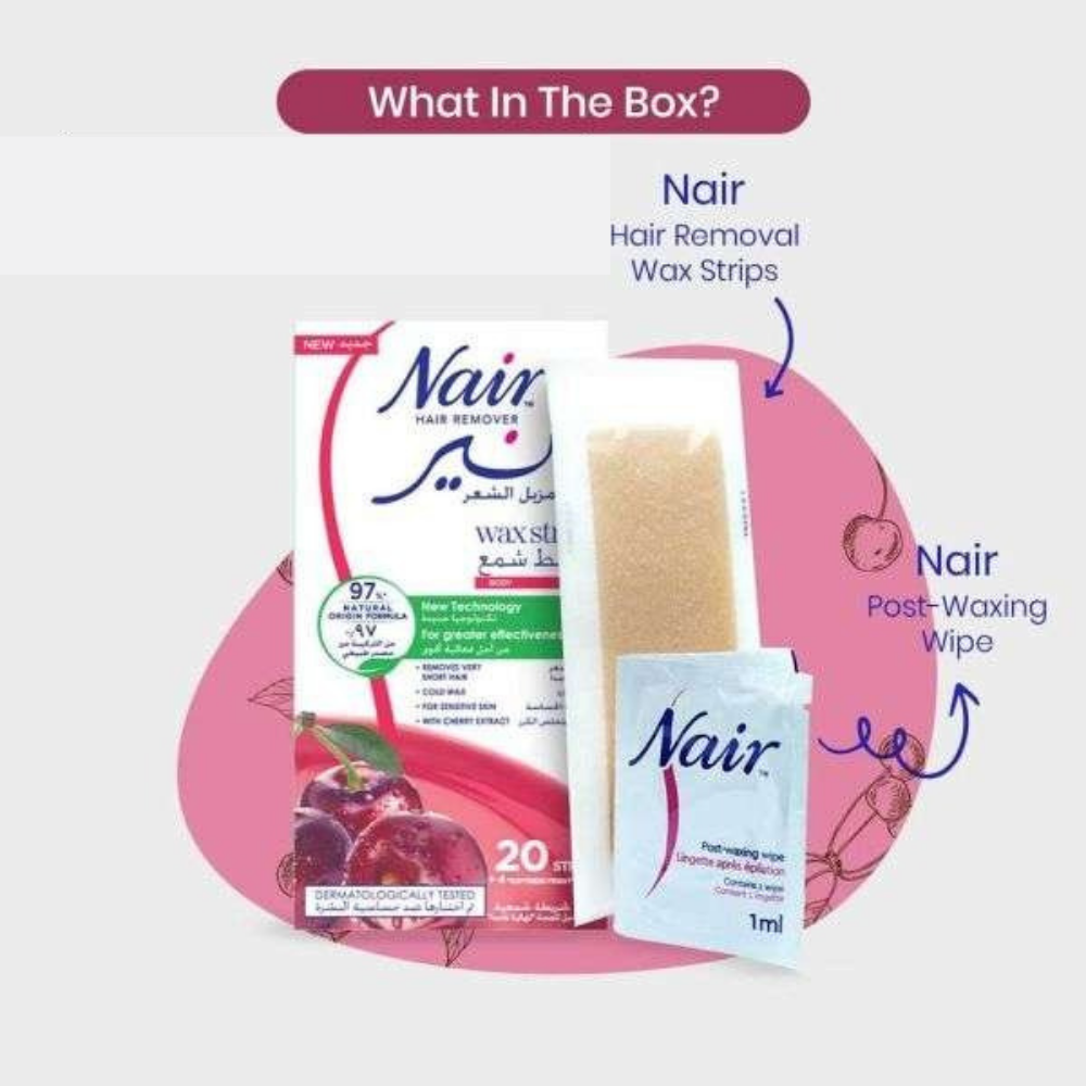 Nair Wax Strips (20 strips)