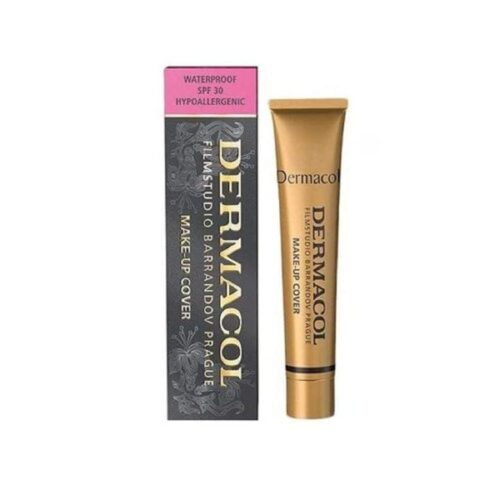 Lecherous High Covering Waterproof Cream Foundation Natural SPF 30 Make-up Cover 30ml