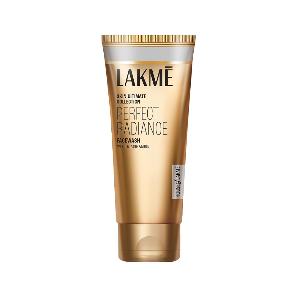 LAKM? Perfect Radiance Brightening Facewash with 98% Pure Niacinamide Complex | For Glowing Skin with Glycerin | Known to Reduce Pigmentation | 100gm