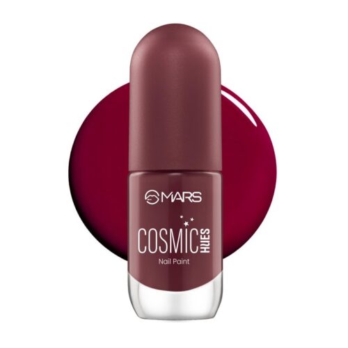 MARS Cosmic Hues Nail Paint (10.0 ml) (04-RIGEL RED) | Intense Color | Ultra-Glossy Shine | Long-Lasting & Chip-Resistant | Non-Sticky | Quick-Drying Formula
