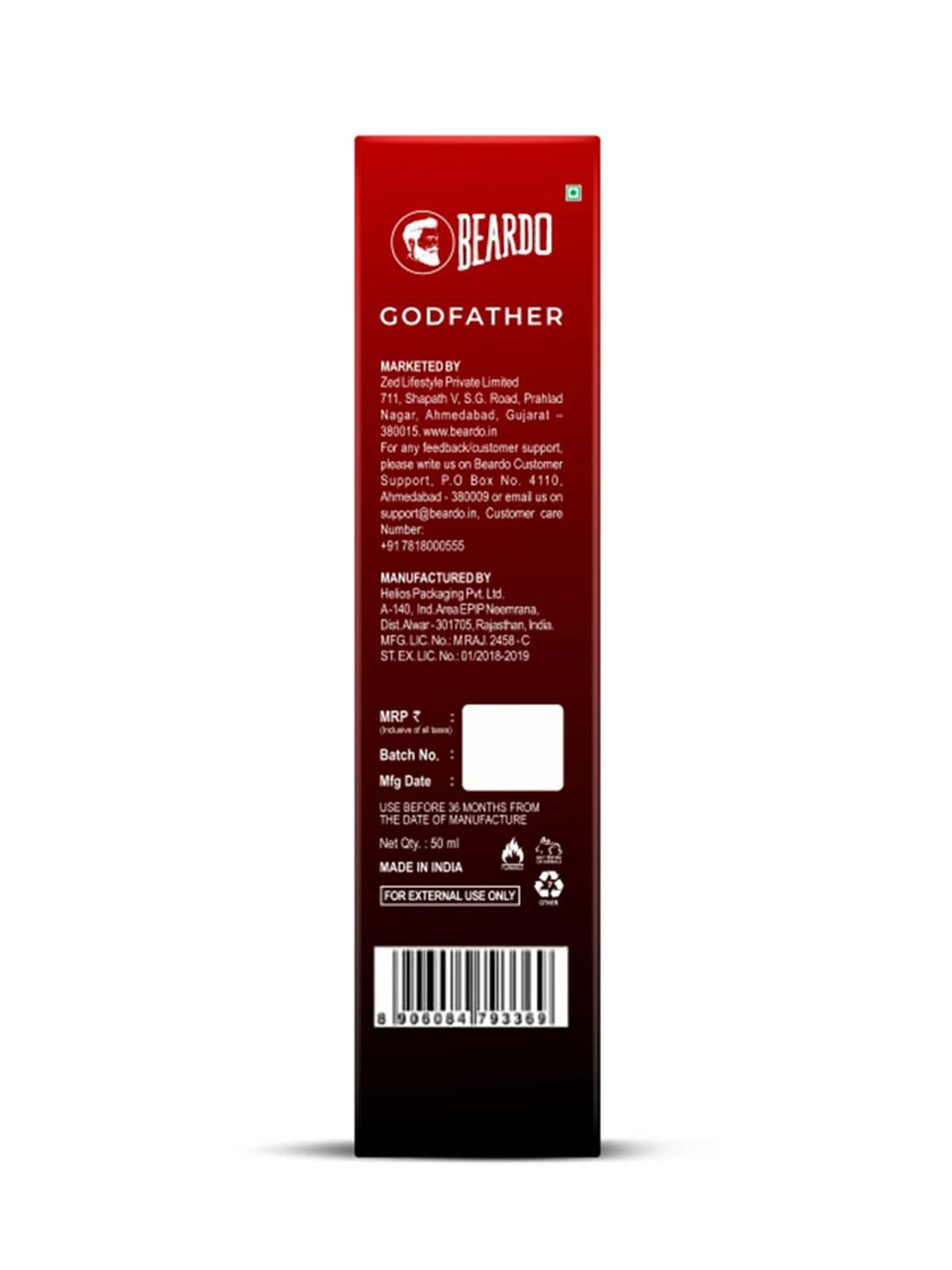 BEARDO Godfather Perfume For Men, 50Ml | Aromatic, Spicy Perfume For Men Long Lasting Perfume For Date Night Fragrance | Body Spray For Men | Gift For Husband | Gift For Boyfriend - Image 2