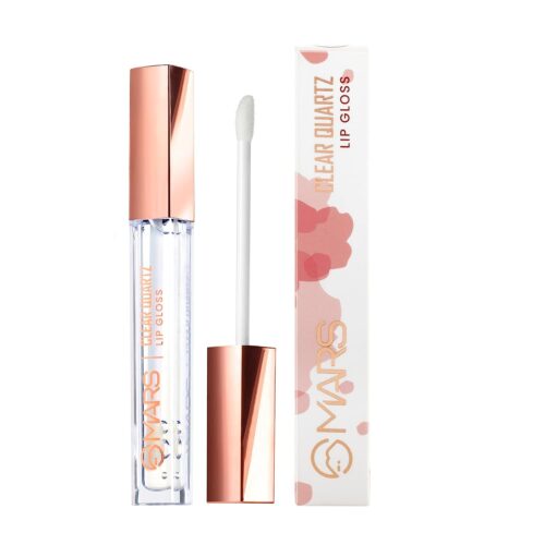 MARS Clear Quartz Lip Gloss for Women | Hydrating & High Shine | Lightweight & Comfortable Lip Gloss (5 ml)