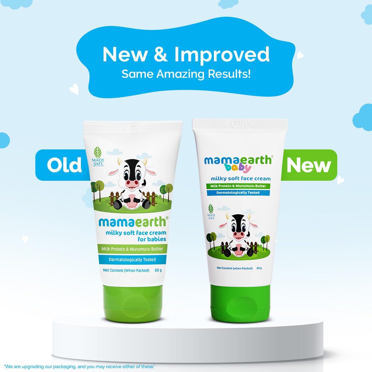 Mamaearth Milky Soft Natural Baby Face Cream for Babies, For All Skin Types 60 g - Image 3