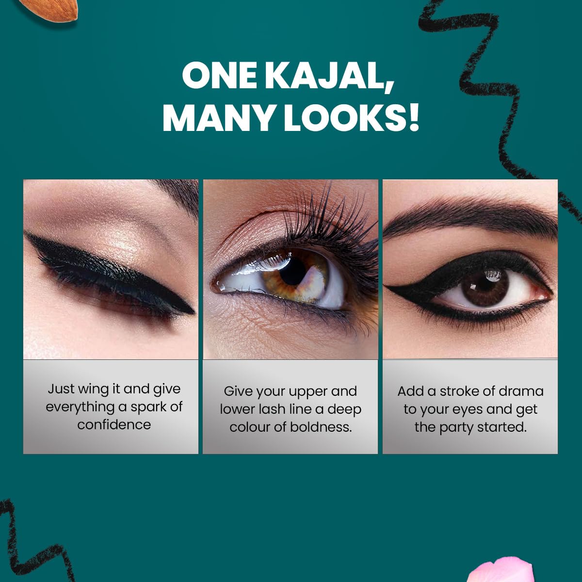 Himalaya Herbals Pencil Kajal Opaque Finish, Black, 2.7G - Image 4