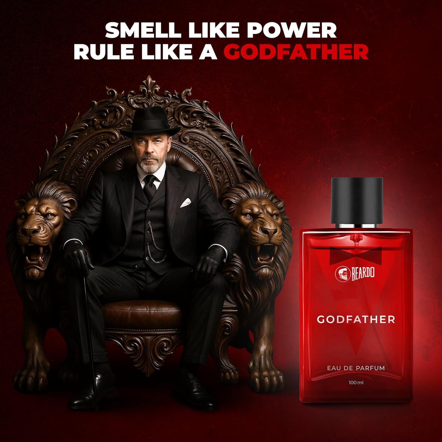 BEARDO Godfather Perfume For Men, 100Ml | Aromatic, Spicy Perfume For Men Long Lasting Perfume For Date Night Fragrance | Body Spray For Men | Valentines Day Gift For Husband | Boyfriend - Image 4